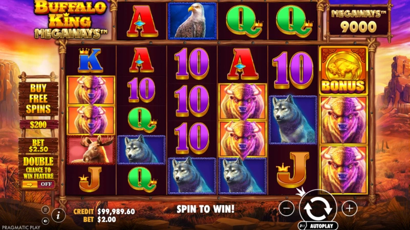 Buffalo King Megaways Slot Téma
