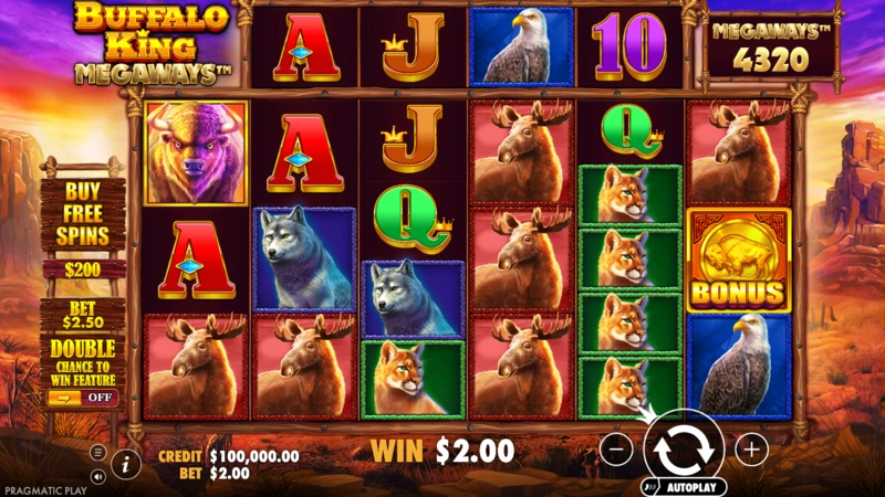 Buffalo King Megaways Slot Recenze